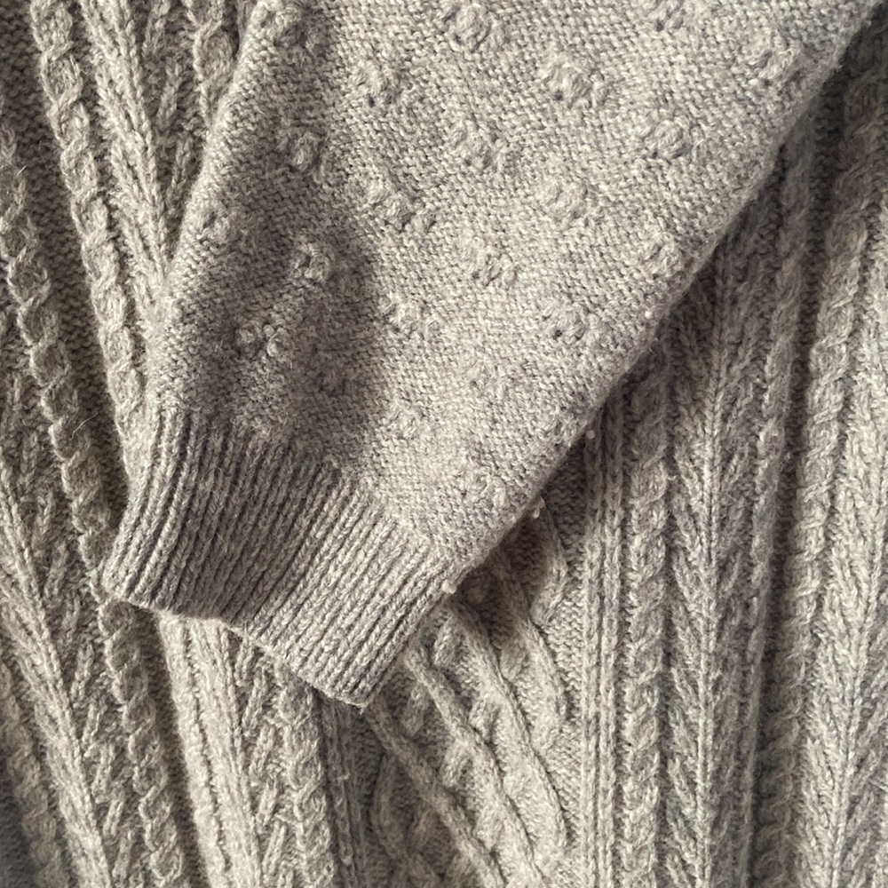 🎄Last price 🎄H&M Cable Knit dresse– Beige, Cozy Classic (Size M) - Picture 9 of 14